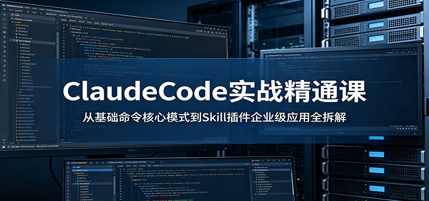 ClaudeCode实战精通课：从基础命令核心模式到Skill插件企业级应用全拆解 - 网创智库网创-网赚-电商-tk-出海-AI-抖音-快手-小红书-视频号-玩法-创业-小程序-公众号-私域-s粉网创智库