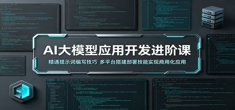 AI大模型应用开发进阶课：精通提示词编写技巧，多平台搭建部署技能实现商用化应用网创-网赚-电商-tk-出海-AI-抖音-快手-小红书-视频号-玩法-创业-小程序-公众号-私域-s粉网创智库