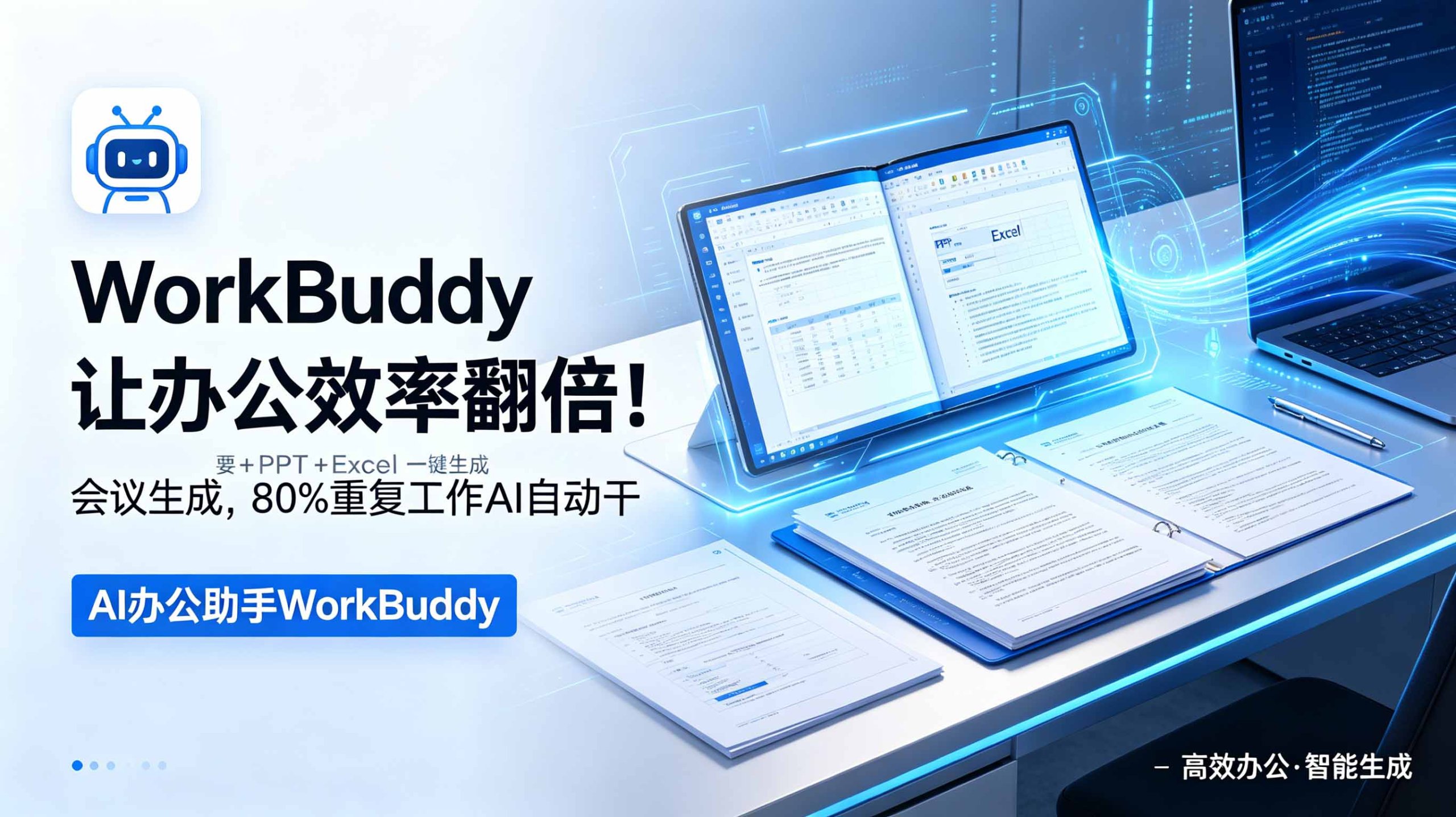 WorkBuddy让办公效率翻倍!会议纪要+PPT+Excel一键生成,80%重复工作AI自动干 - 网创智库网创-网赚-电商-tk-出海-AI-抖音-快手-小红书-视频号-玩法-创业-小程序-公众号-私域-s粉网创智库