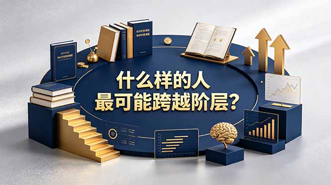 付费文章：什么样的人最可能跨越阶层？具备这五种特质，普通人也能顺利跨越阶层 - 网创智库网创-网赚-电商-tk-出海-AI-抖音-快手-小红书-视频号-玩法-创业-小程序-公众号-私域-s粉网创智库