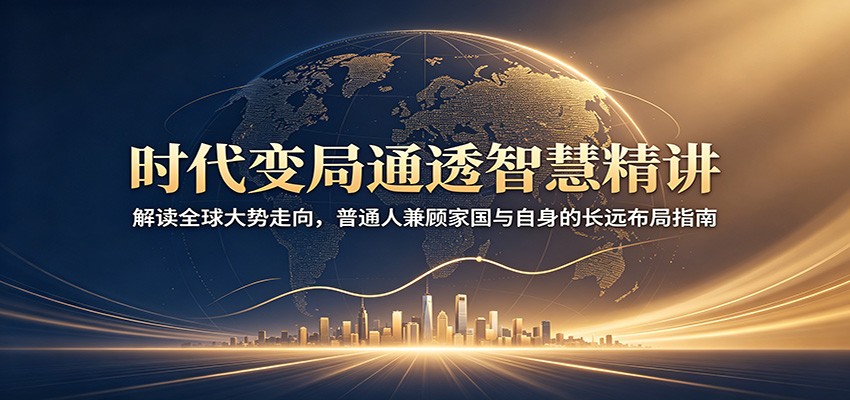 时代变局通透智慧精讲：解读全球大势走向，普通人兼顾家国与自身的长远布局指南网创-网赚-电商-tk-出海-AI-抖音-快手-小红书-视频号-玩法-创业-小程序-公众号-私域-s粉网创智库