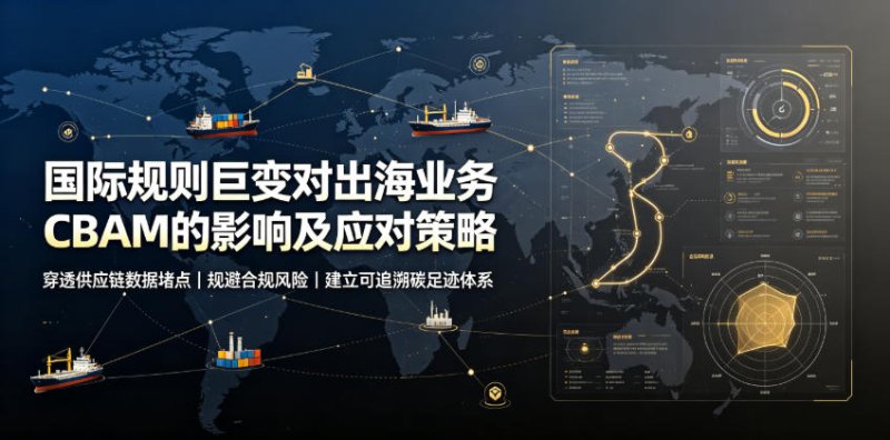 国际规则巨变对出海业务CBAM的影响及应对策略,帮助企业穿透供应链数据堵点,规避合规风险网创-网赚-电商-tk-出海-AI-抖音-快手-小红书-视频号-玩法-创业-小程序-公众号-私域-s粉网创智库