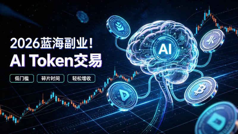 2026全新风口副业｜AI智能Token交易，空闲时间轻松 賺 收益，无需全天盯盘【揭秘】网创-网赚-电商-tk-出海-AI-抖音-快手-小红书-视频号-玩法-创业-小程序-公众号-私域-s粉网创智库