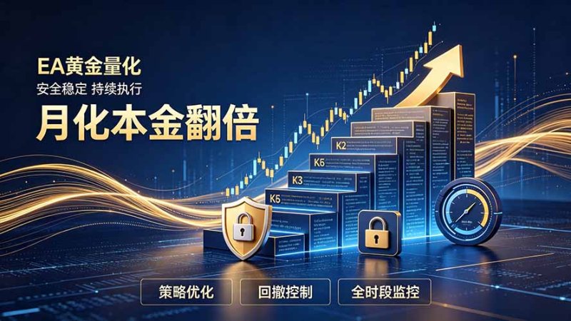 全新EA量化打法，月化本金翻倍的全新策略，安全稳定持续输出网创-网赚-电商-tk-出海-AI-抖音-快手-小红书-视频号-玩法-创业-小程序-公众号-私域-s粉网创智库