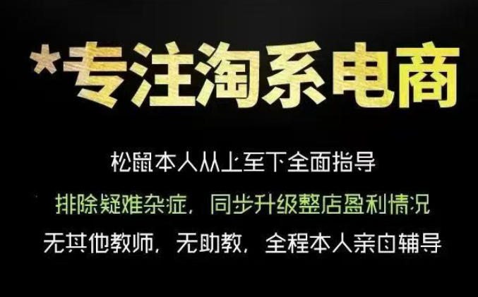 松鼠会电商VIP课程，从基础布局到高阶优化，助你掌握淘宝运营逻辑，提升店铺流量与转化(更新0809)网创-网赚-电商-tk-出海-AI-抖音-快手-小红书-视频号-玩法-创业-小程序-公众号-私域-s粉网创智库