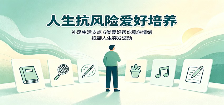 人生抗风险爱好培养:补足生活支点,6类爱好帮你稳住情绪,抵御人生突发波动 - 网创智库网创-网赚-电商-tk-出海-AI-抖音-快手-小红书-视频号-玩法-创业-小程序-公众号-私域-s粉网创智库