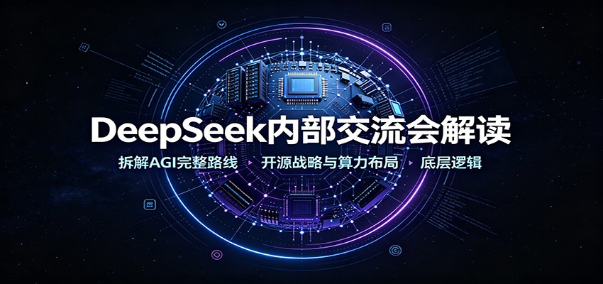 DeepSeek内部交流会解读:拆解AGI完整路线,开源战略与算力布局底层逻辑 - 网创智库网创-网赚-电商-tk-出海-AI-抖音-快手-小红书-视频号-玩法-创业-小程序-公众号-私域-s粉网创智库
