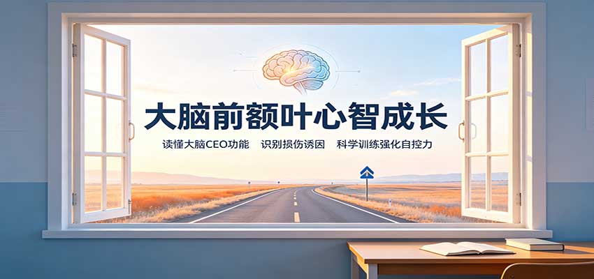 大脑前额叶心智成长:读懂大脑CEO功能,识别损伤诱因,科学训练强化自控力 - 网创智库网创-网赚-电商-tk-出海-AI-抖音-快手-小红书-视频号-玩法-创业-小程序-公众号-私域-s粉网创智库