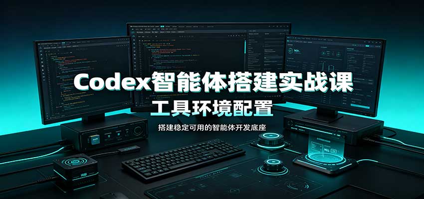 Codex智能体搭建实战课：工具环境配置，自定义技能开发，多业务自动化教学 - 网创智库网创-网赚-电商-tk-出海-AI-抖音-快手-小红书-视频号-玩法-创业-小程序-公众号-私域-s粉网创智库