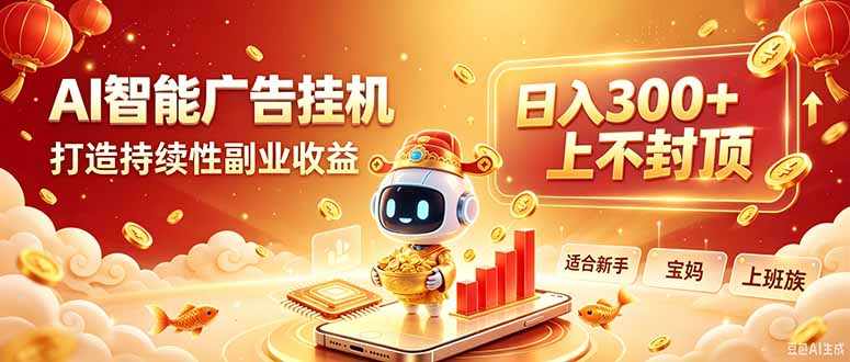 告别手动干活！AI自动化，解锁线上被动收益 - 网创智库网创-网赚-电商-tk-出海-AI-抖音-快手-小红书-视频号-玩法-创业-小程序-公众号-私域-s粉网创智库