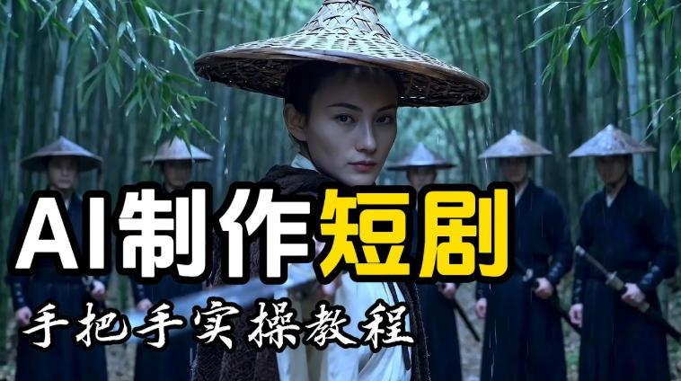 【保姆级手把手教程】AI短剧制作完整流程教学，从小白零基础到成片大神网创-网赚-电商-tk-出海-AI-抖音-快手-小红书-视频号-玩法-创业-小程序-公众号-私域-s粉网创智库