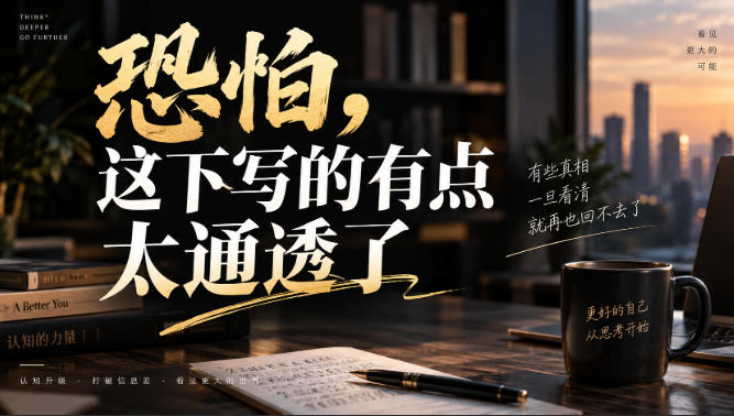 灏泽叔最新付费文章：恐怕，这下写的有点太通透了网创-网赚-电商-tk-出海-AI-抖音-快手-小红书-视频号-玩法-创业-小程序-公众号-私域-s粉网创智库