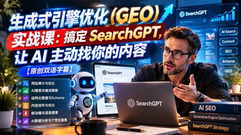 生成式引擎优化(GEO网创-网赚-电商-tk-出海-AI-抖音-快手-小红书-视频号-玩法-创业-小程序-公众号-私域-s粉网创智库