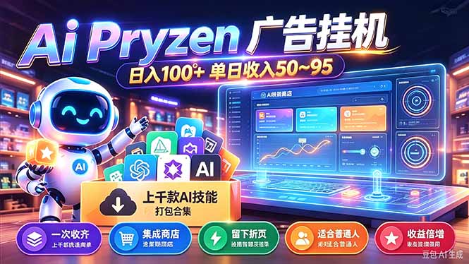 Pyrzen广告挂机， 全自动挂机风口项目， 单日50-95/天 虽然不是很暴力但是很稳 - 网创智库网创-网赚-电商-tk-出海-AI-抖音-快手-小红书-视频号-玩法-创业-小程序-公众号-私域-s粉网创智库
